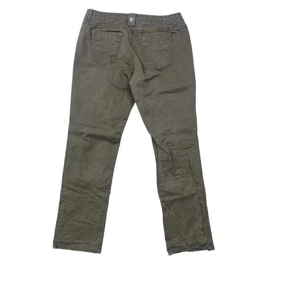 Kuhl Freya Pants Women's 12 Reg Green Hiking Trail Outdoor Cargo Pants - Picture 6 of 10